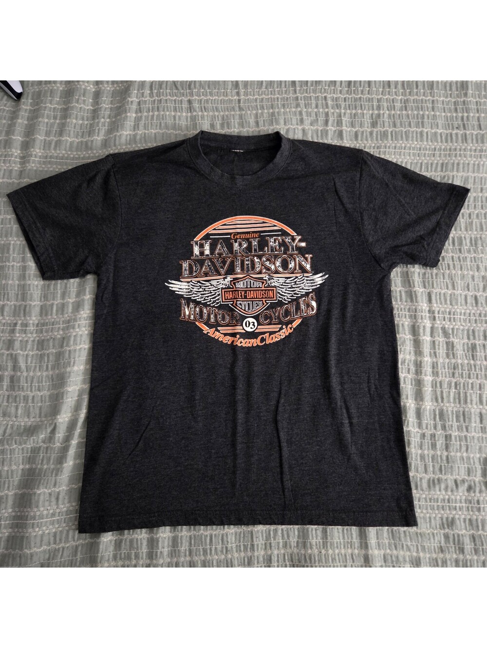 Harley-Davidson charcoal graphic T-shirt
